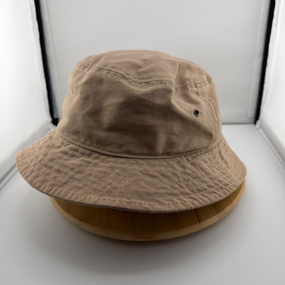 KB Ethos Khaki Tan Cotton Bucket Hat Fisherman Sun Cap One Size